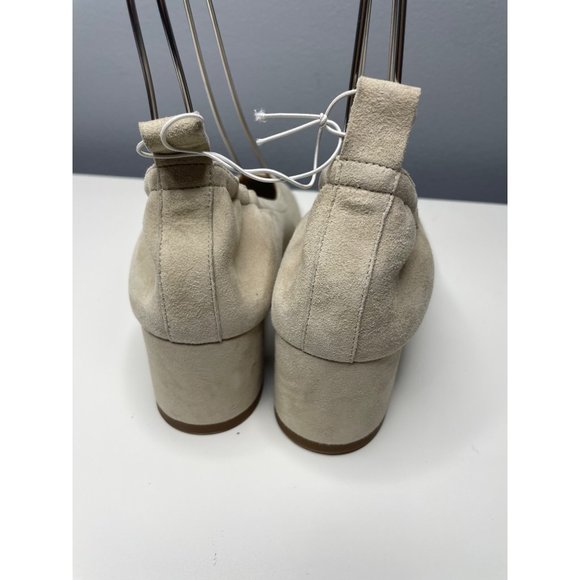 EVERLANE the Italian leather day heel in tan suede size 8 - Picture 6 of 9